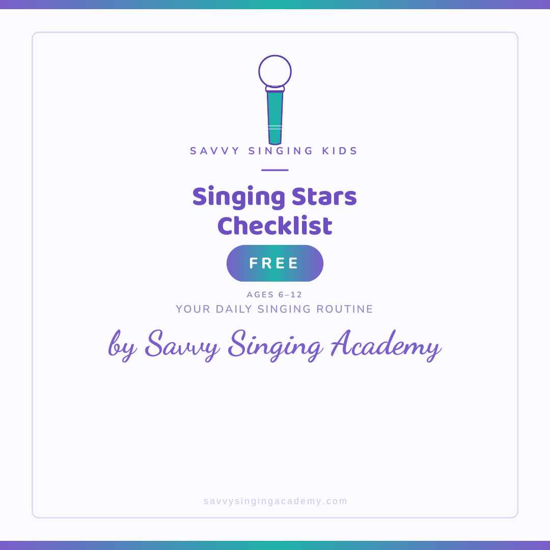 Singing Stars Checklist cover