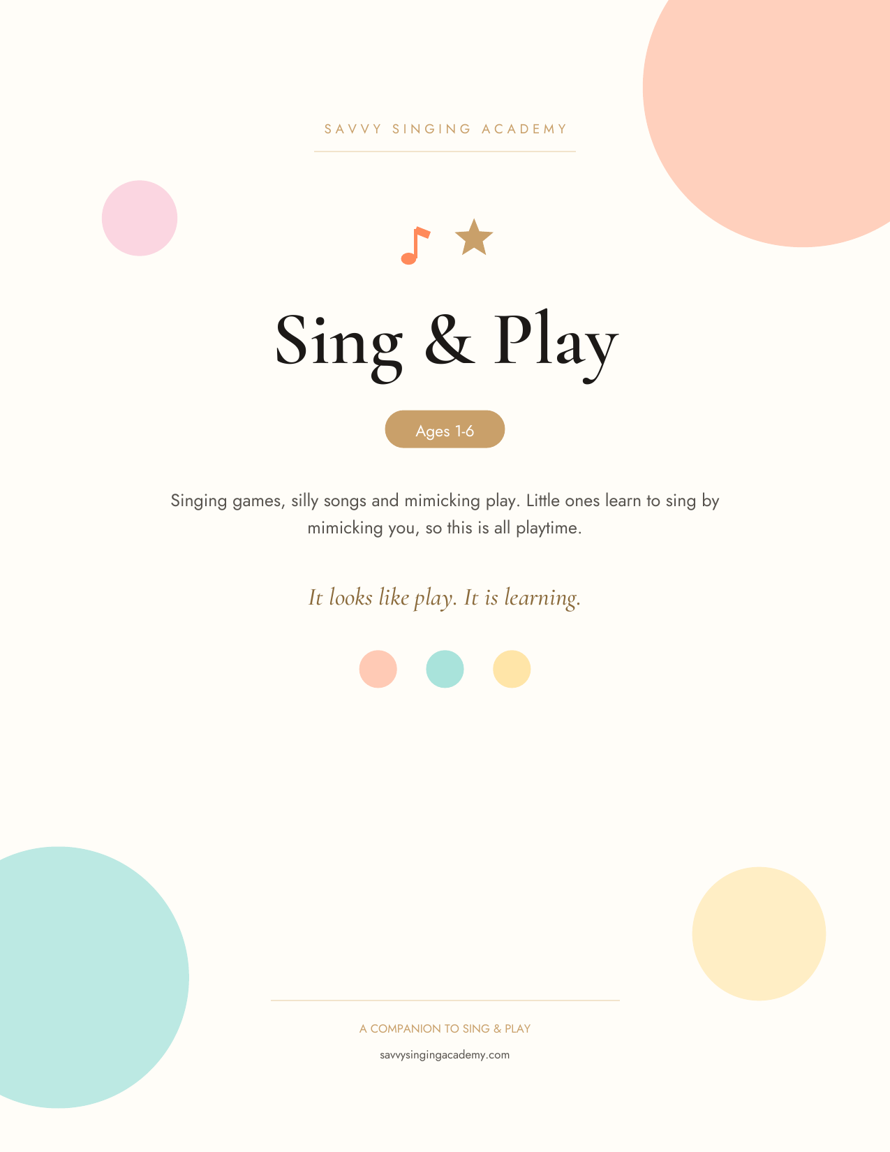 Sing & Play Parent Kit cover