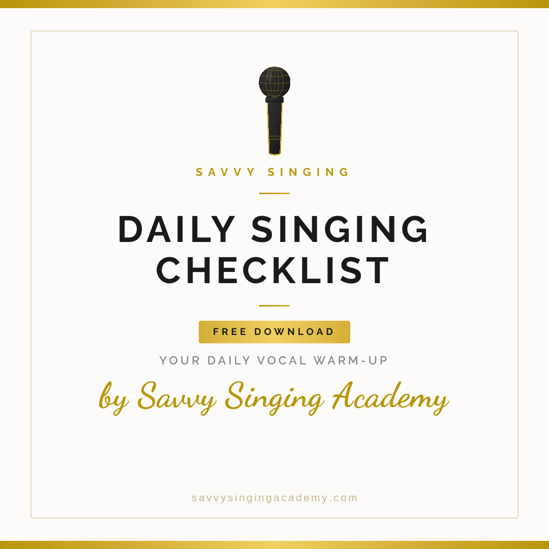 The Daily Singing Checklist cover
