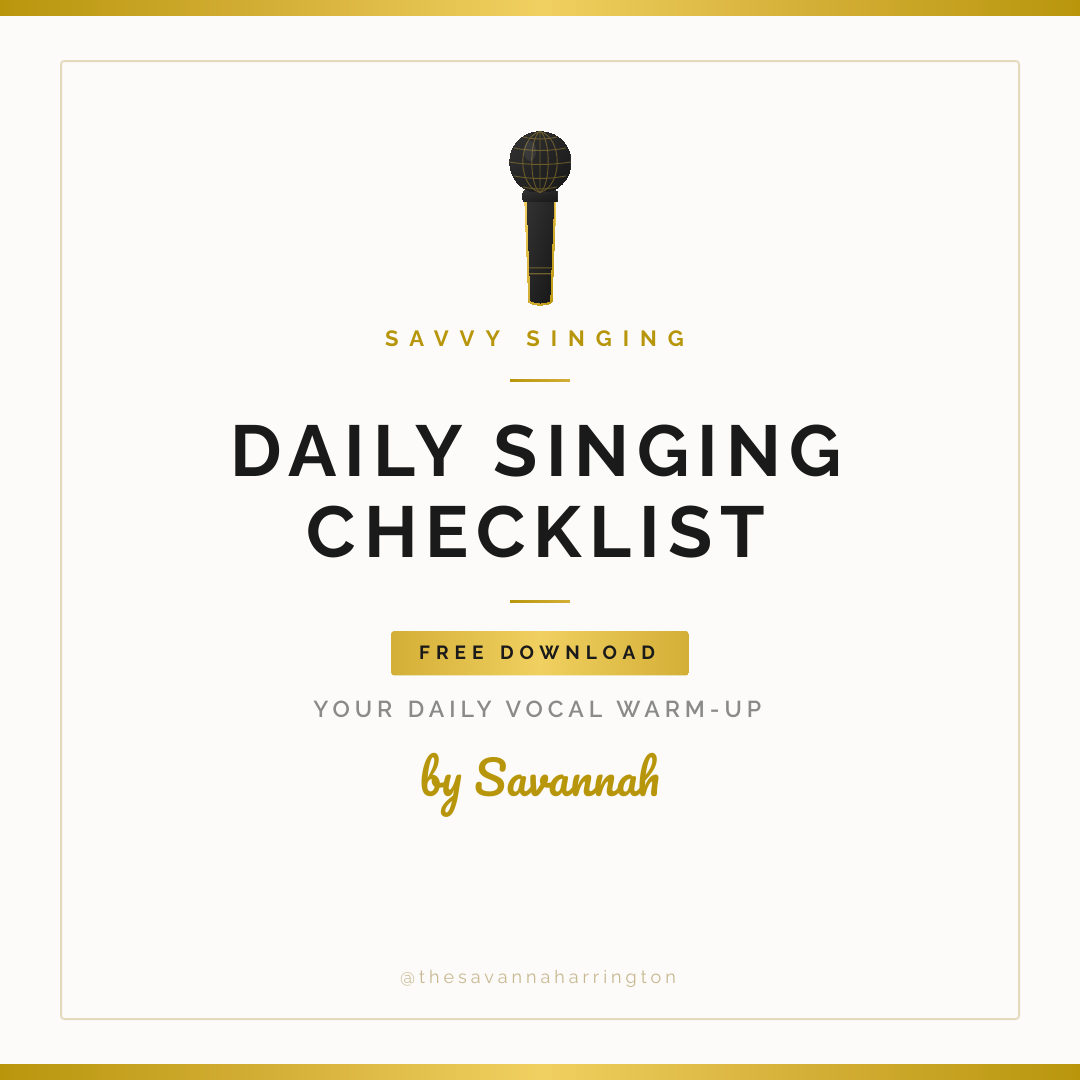 The Daily Singing Checklist cover