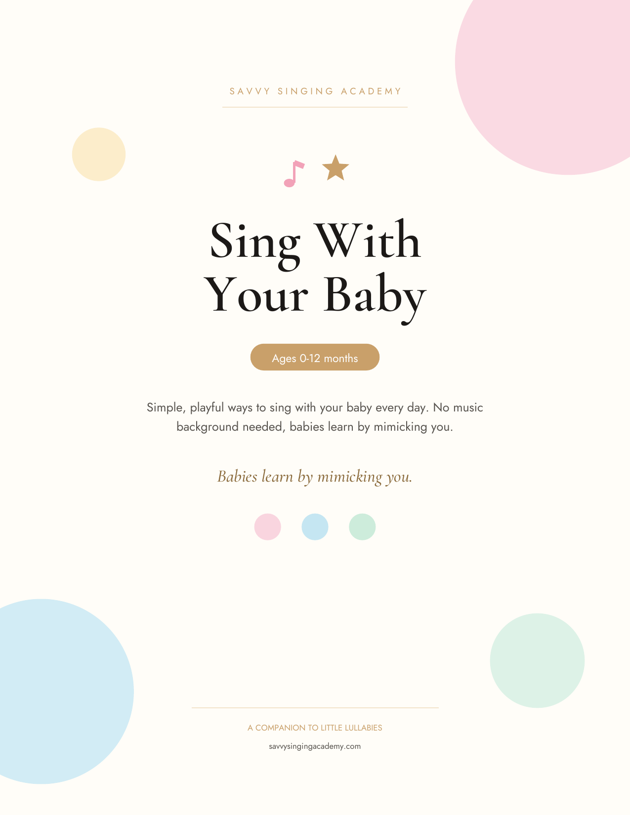 Sing With Your Baby Parent Kit cover