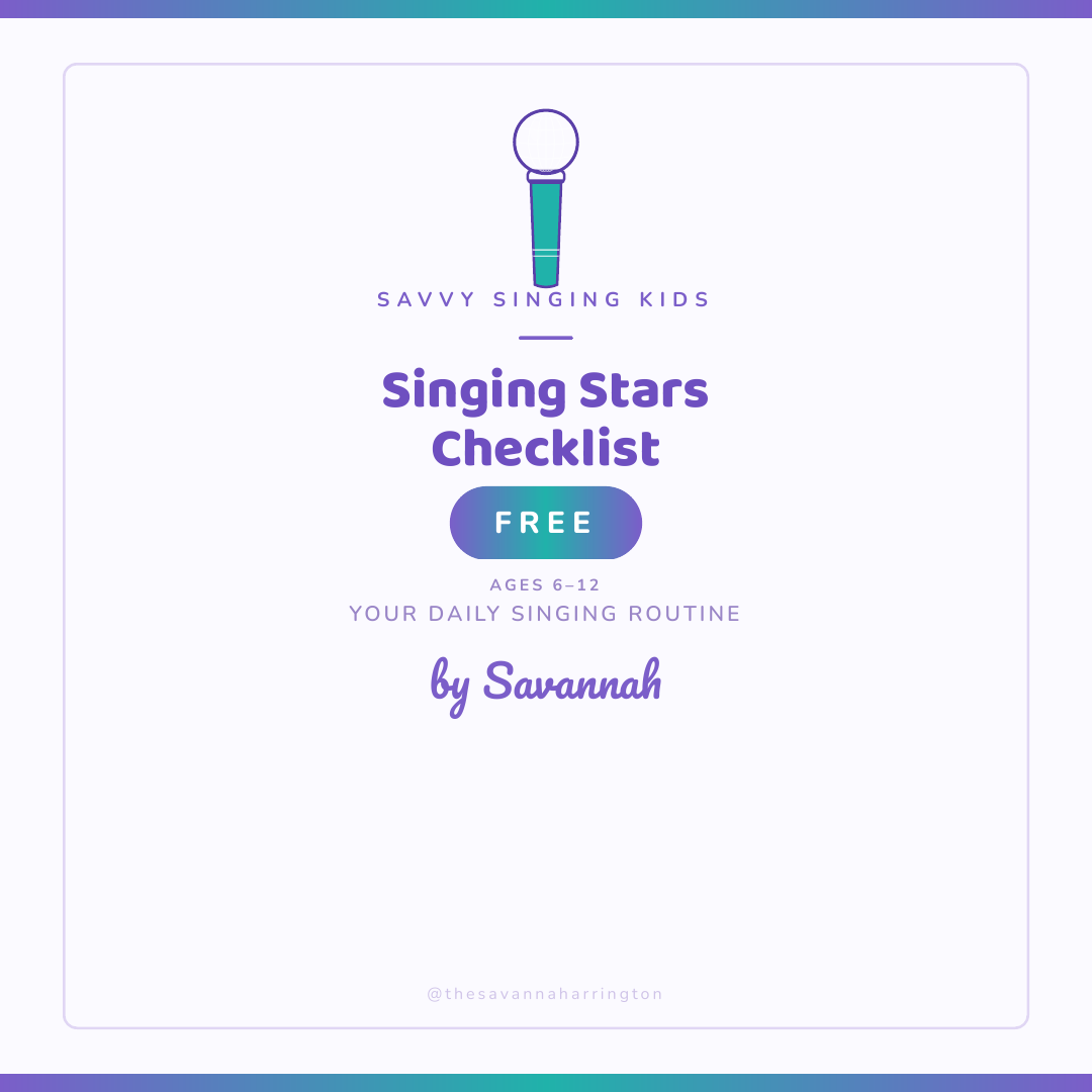 Singing Stars Checklist cover
