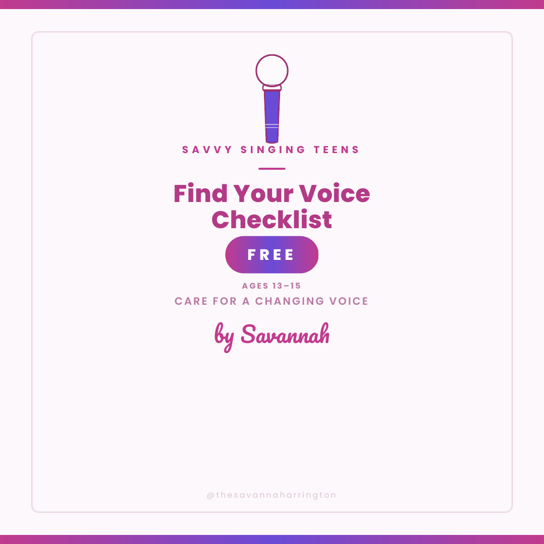 Find Your Voice Checklist cover